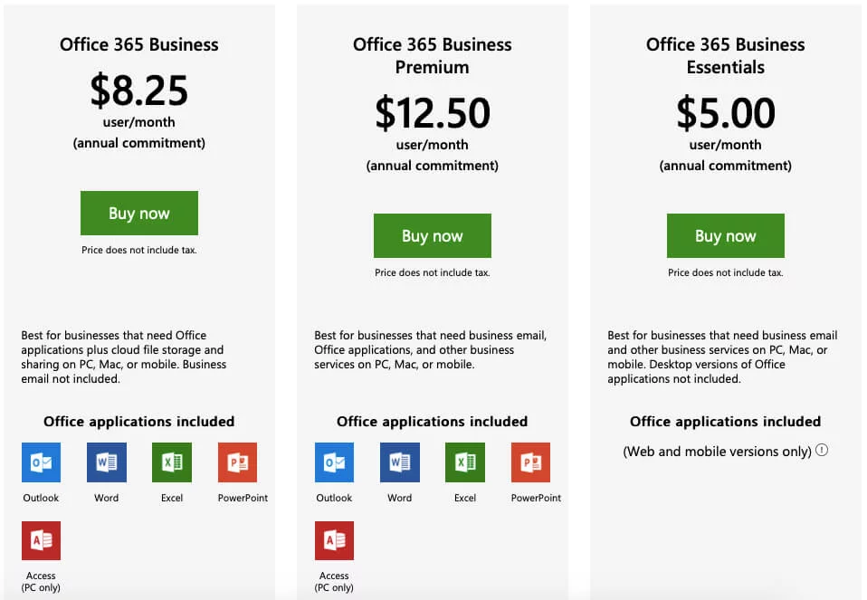 skype for business plans and pricing