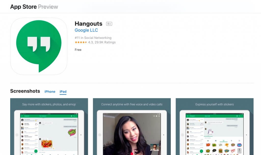 ‎Hangouts on the App Store